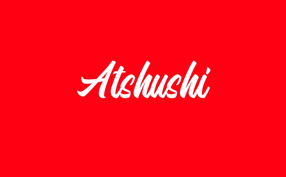 Atshushi font big