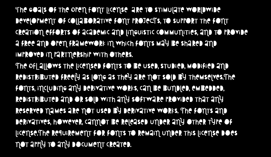 Attracted Monday font 1