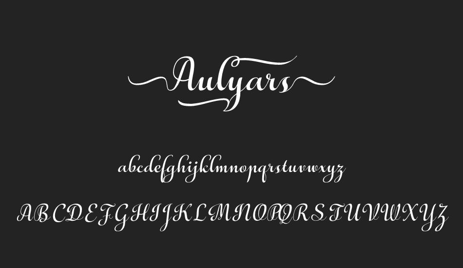 aulyars font