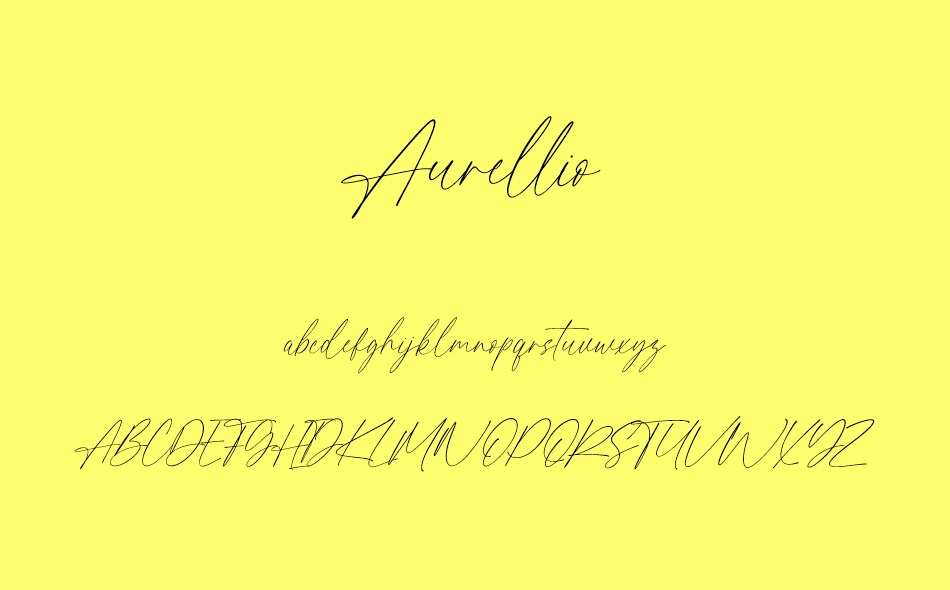 Aurellio font