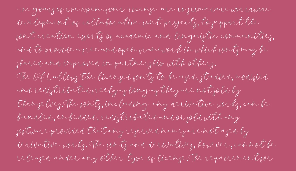 Aussiente Free Version font 1