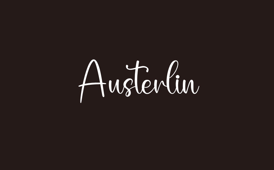 Austerlin font big