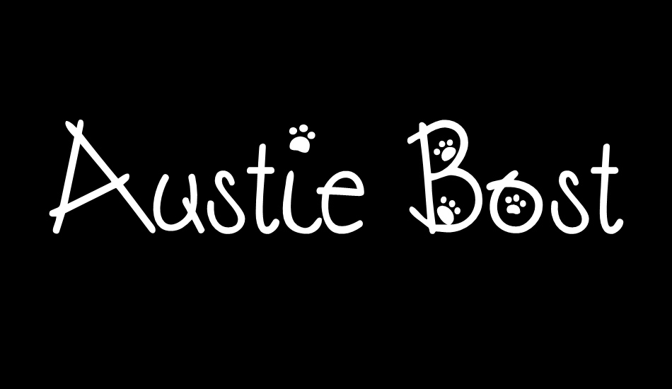 Austie Bost Kitten Klub font big