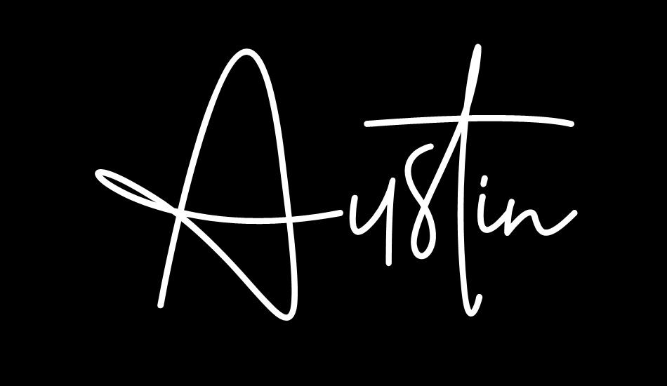 Austin Pen font big