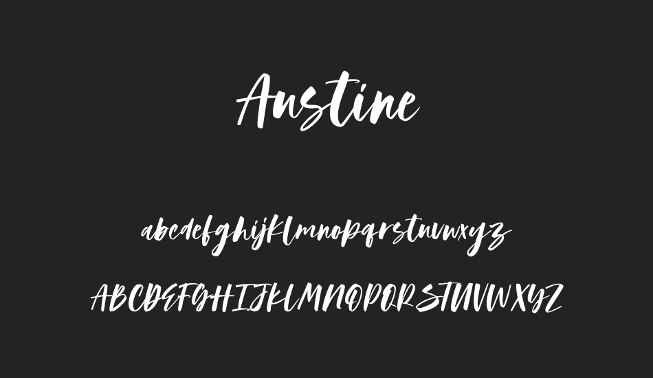 Austine Demo font