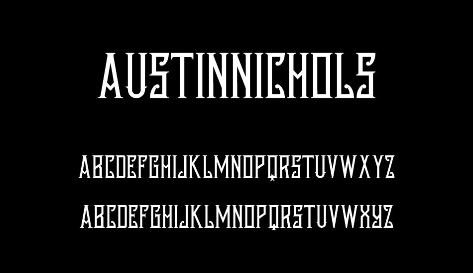 AustinNichols font