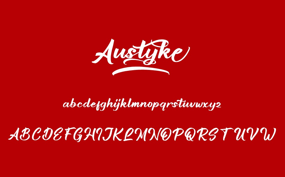 Austyke font