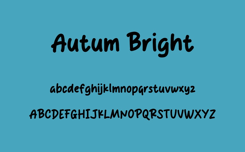 Autum Bright font