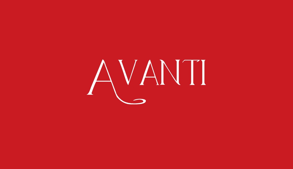 Avanti font big