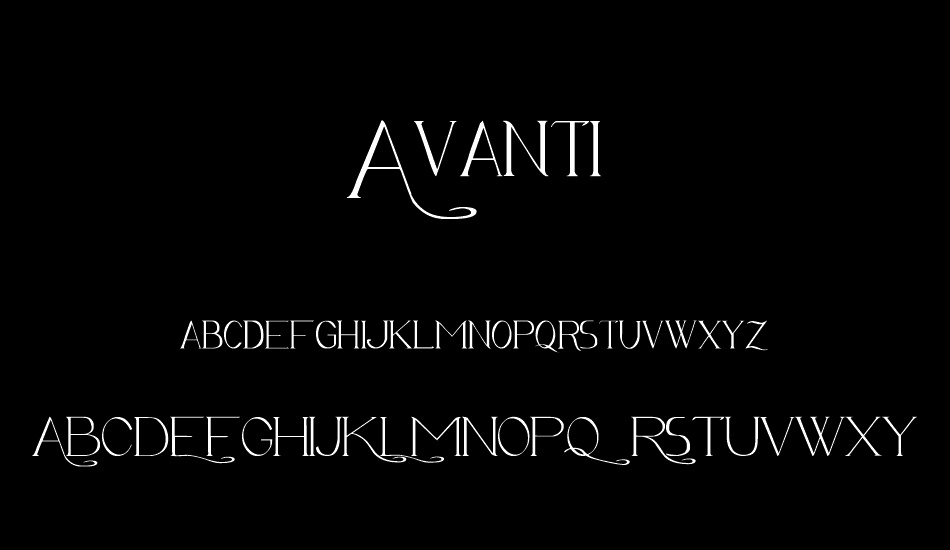 Avanti font