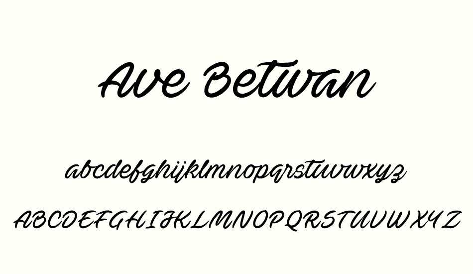 ave-betwan-personal-use-only font
