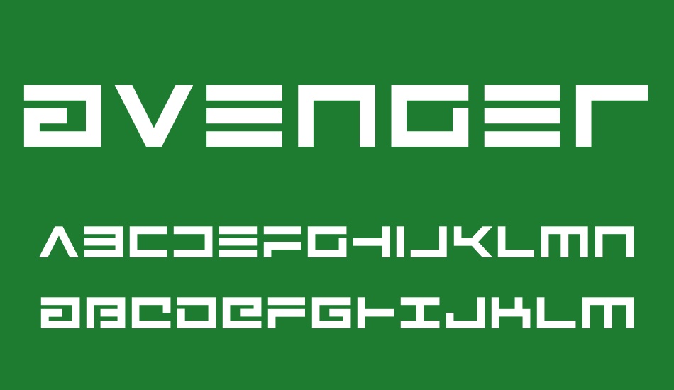 Avenger font