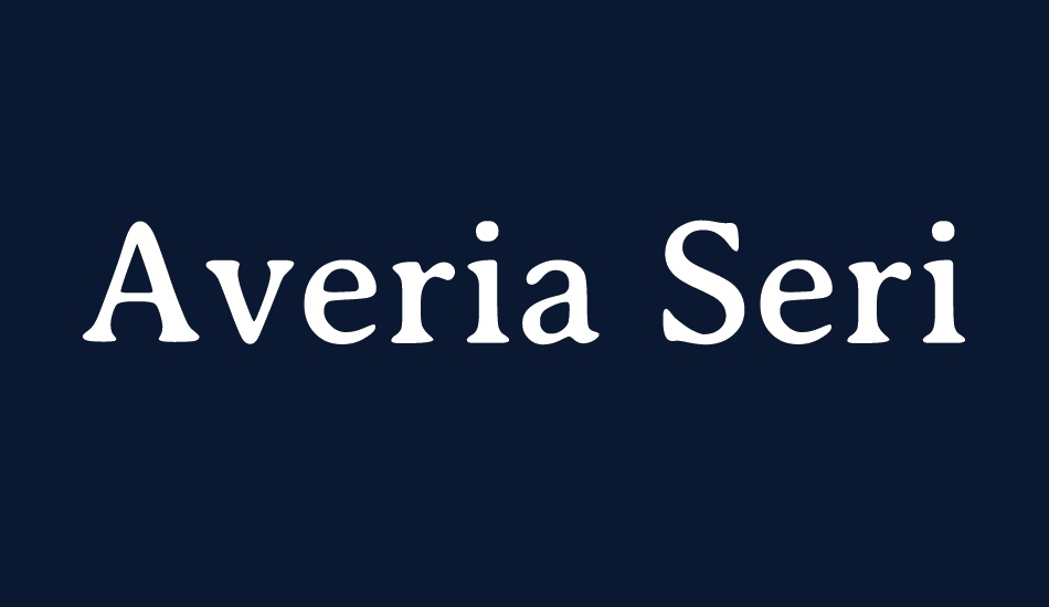 Averia Serif font big