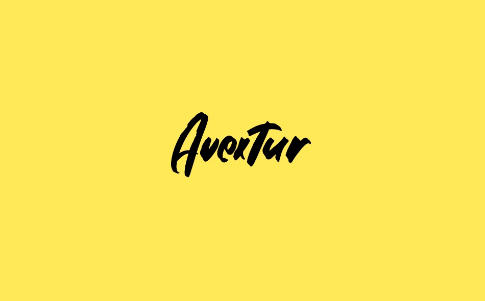 Avextur font big