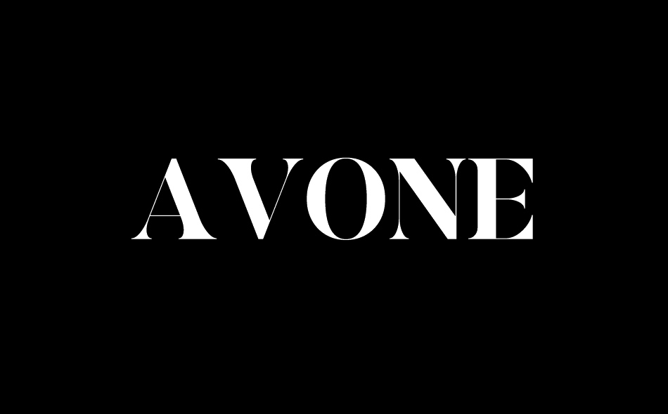 Avone font big