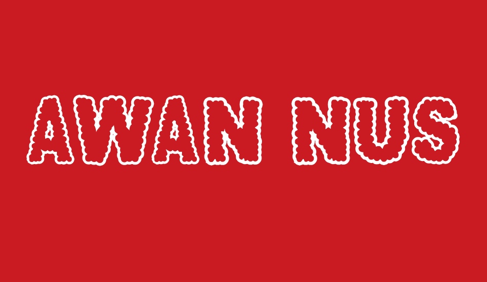 AWAN NUSANTARA font big