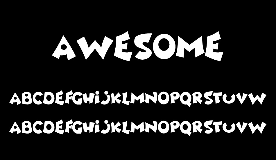 Awesome font