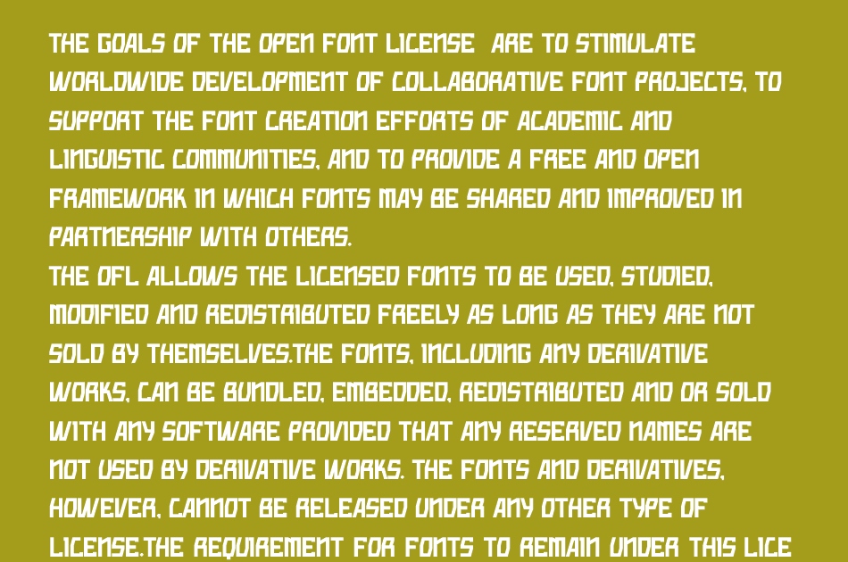 AXEOS font 1