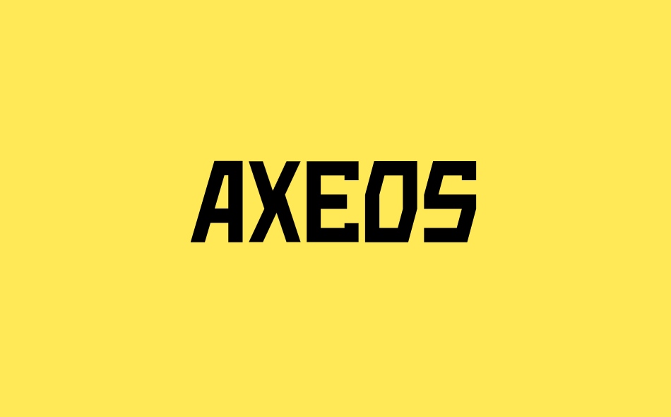 AXEOS font big