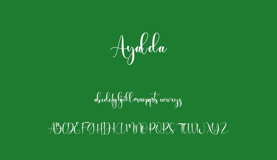 ayalda font