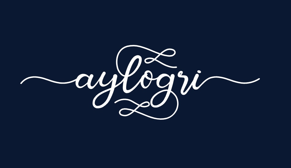 aylogri font big