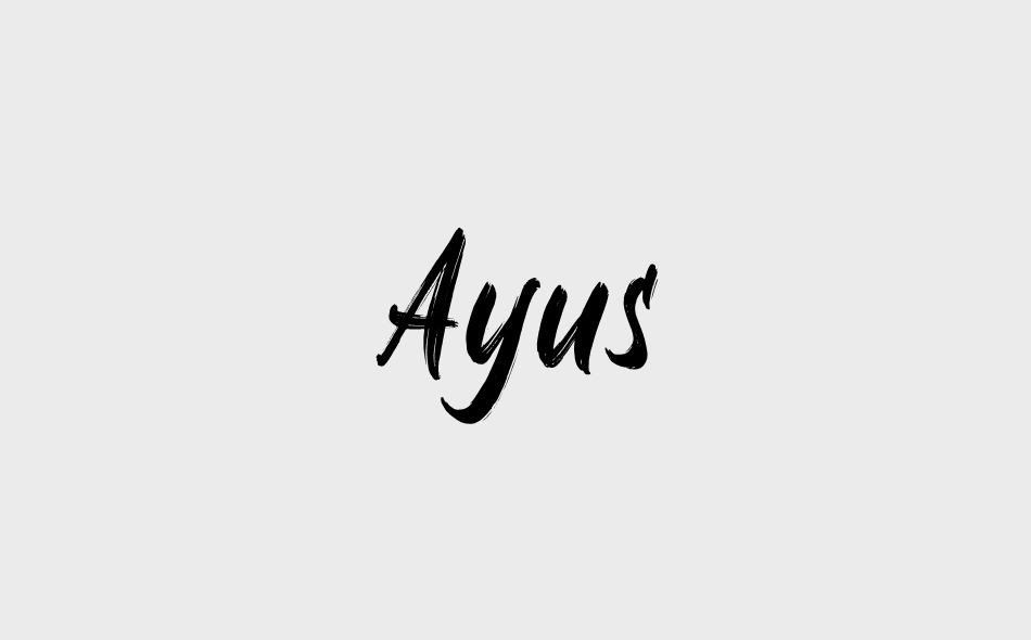 Ayus font big