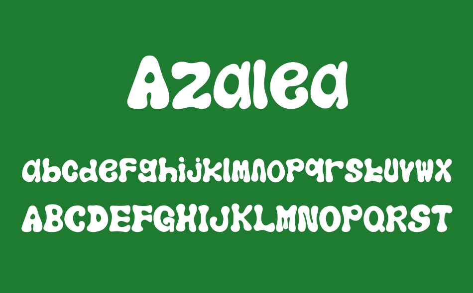 Azalea font