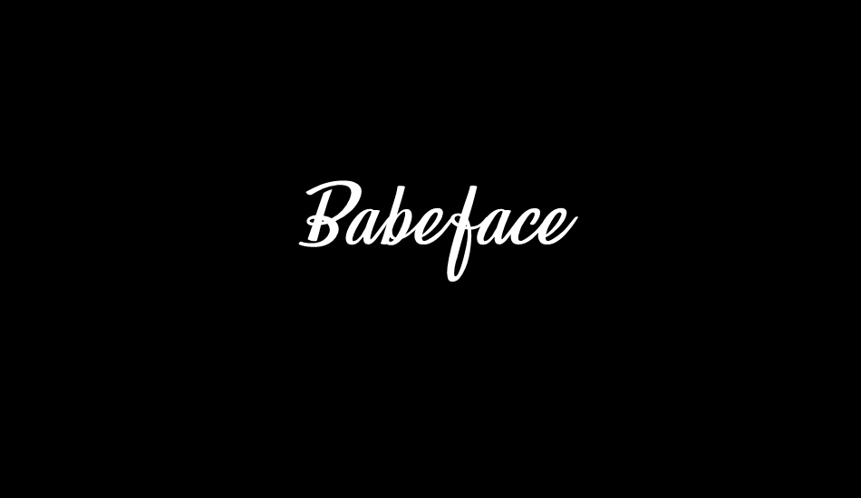 Babeface Personal Use font big