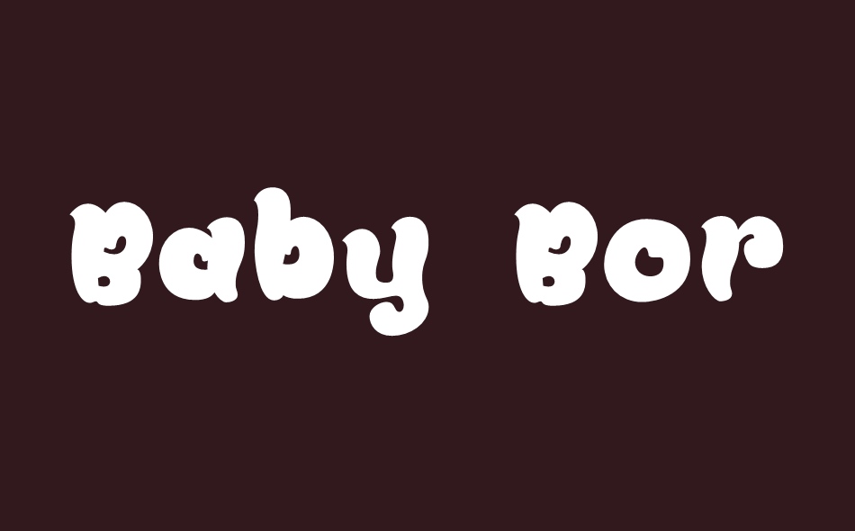 Baby Born font big