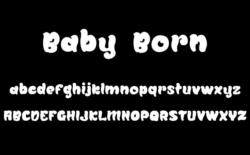 Baby Born font