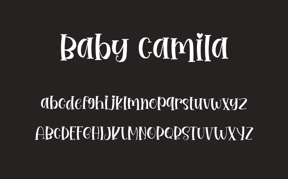 Baby Camila font