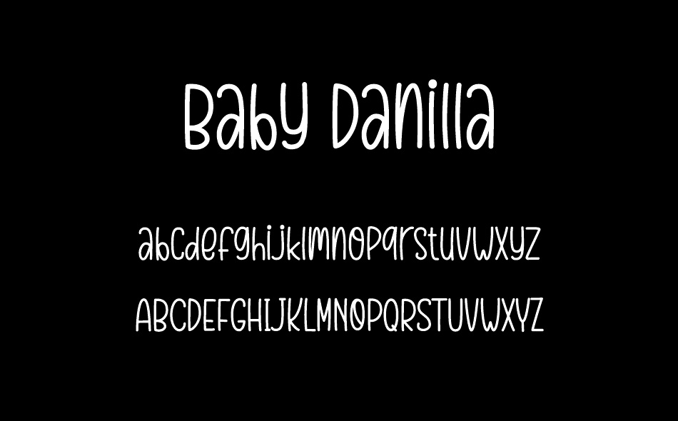 Baby Danilla font