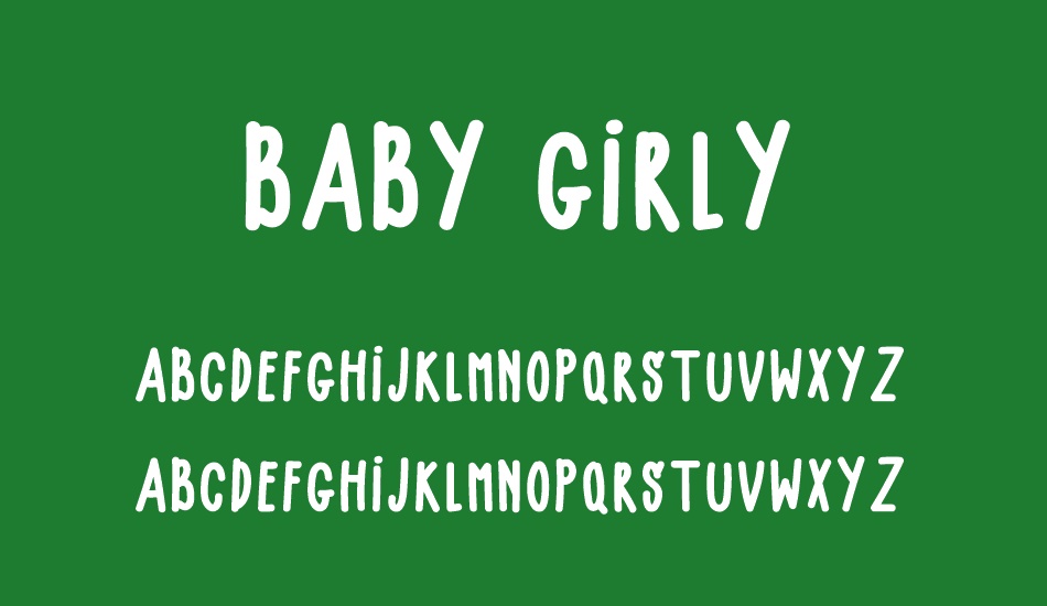 Xylee Baby Girly free font
