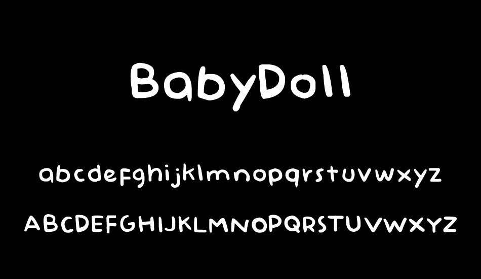 BabyDoll font