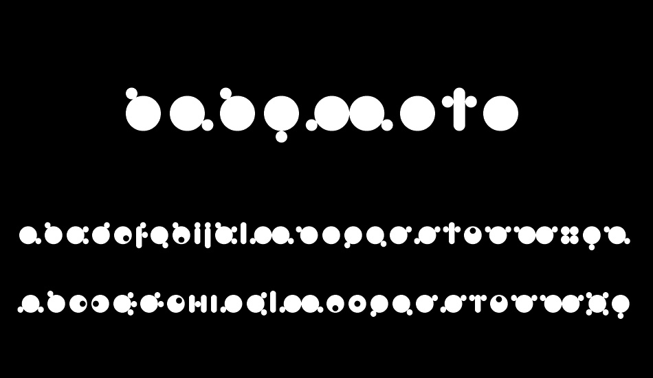 Babymoto font