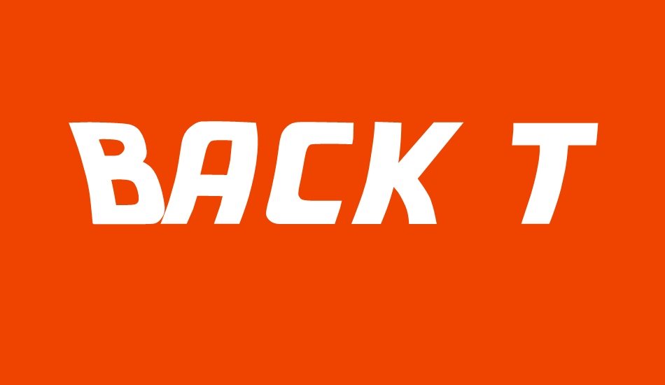 Back to the future 2002 font big