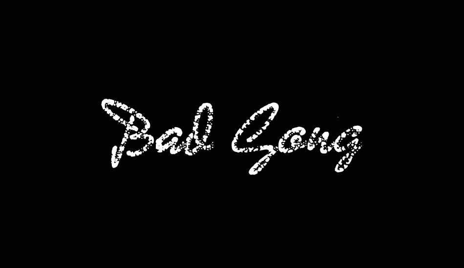 bad-gong- font big