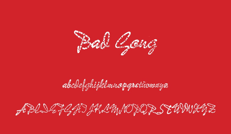 bad-gong- font