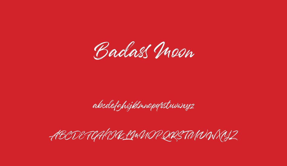 badass-moon font