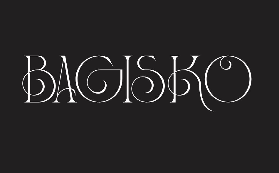 Bagisko font big