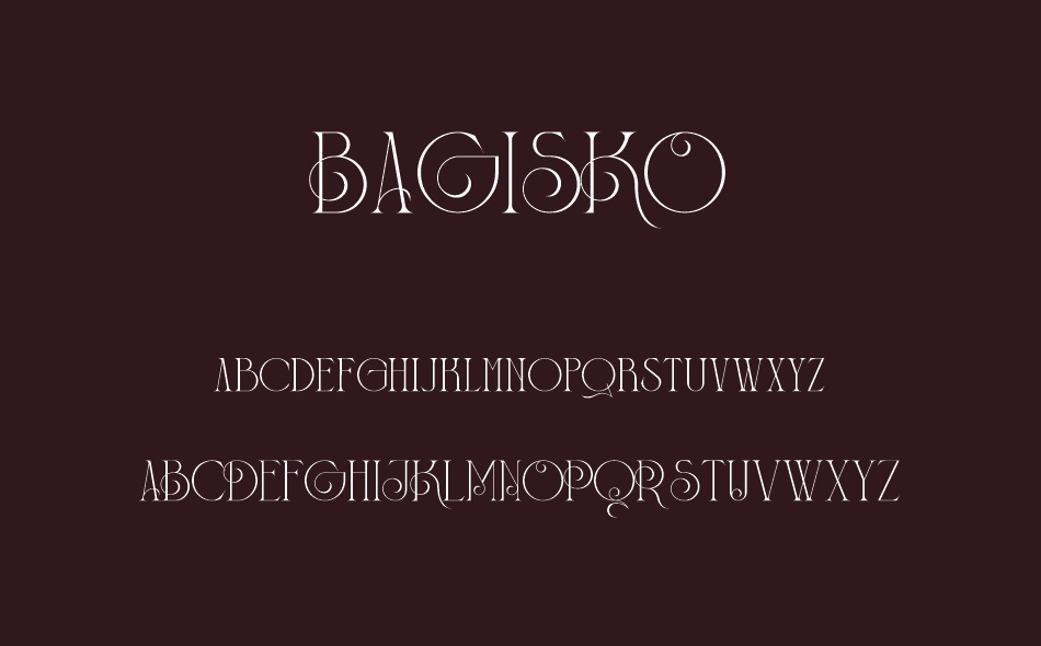 Bagisko font