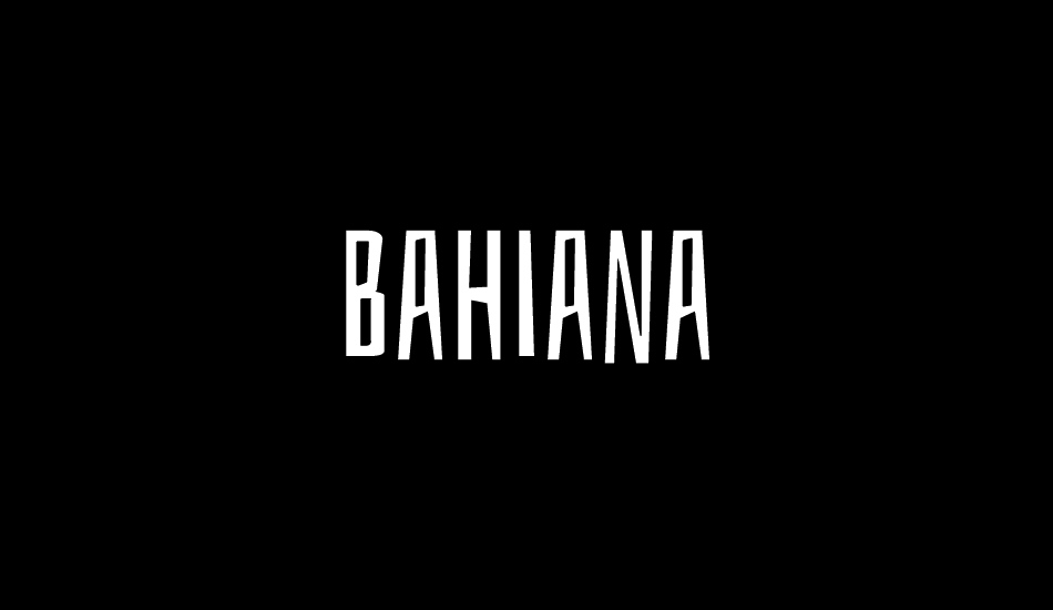 Bahiana font big