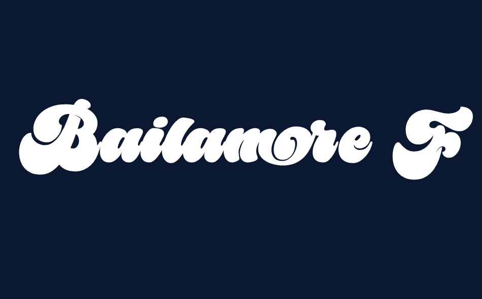 Bailamore font big