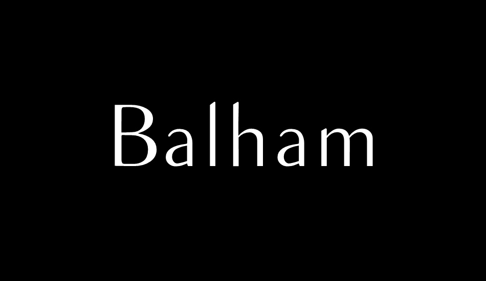 Balham font big