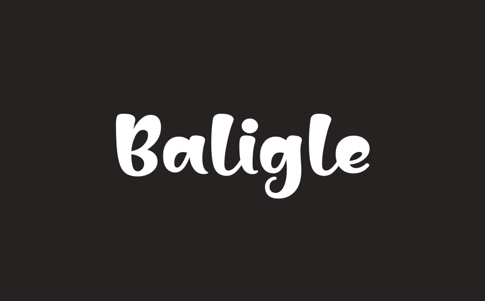 Baligle font big