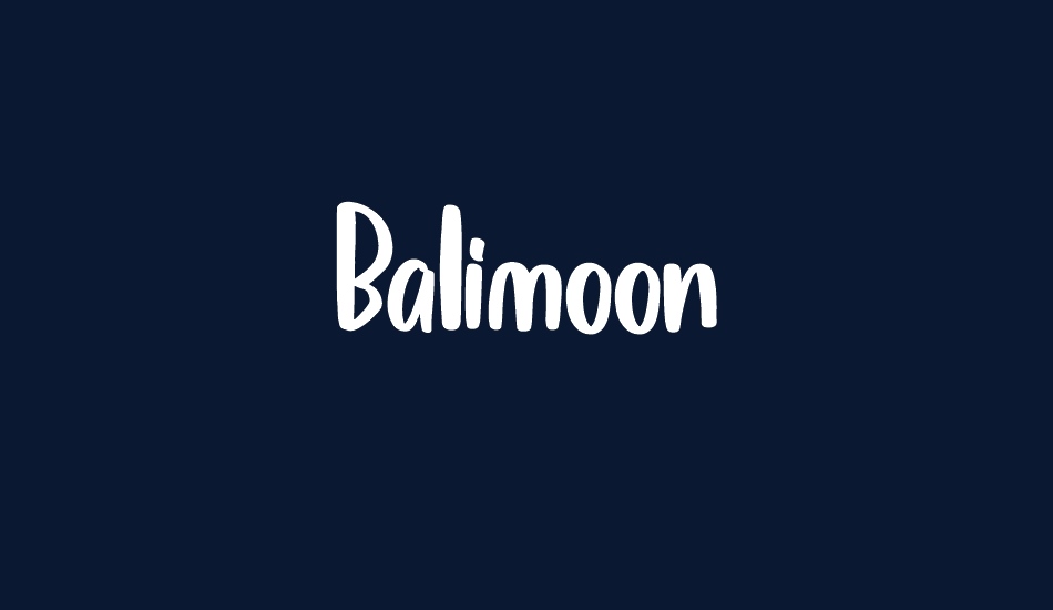 Balimoon font big