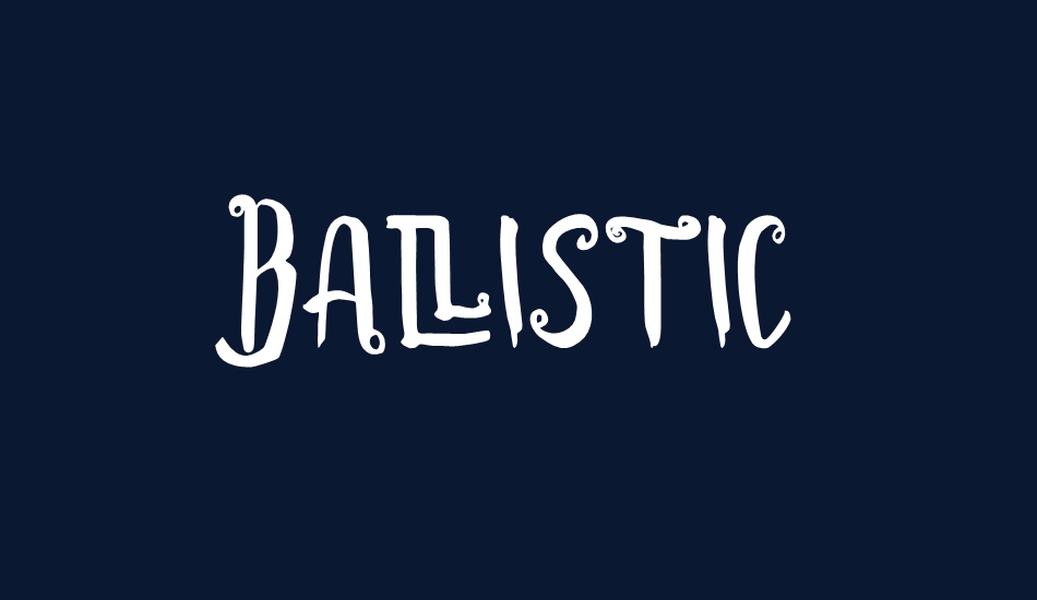 Ballistic font big