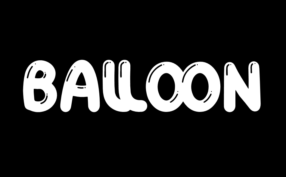 Balloon Dreams font big