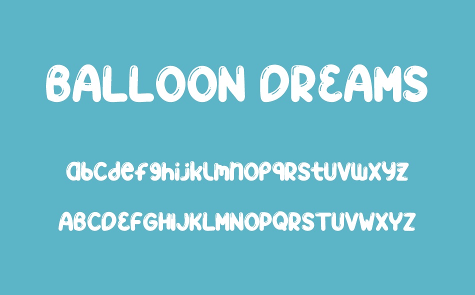 Balloon Dreams font