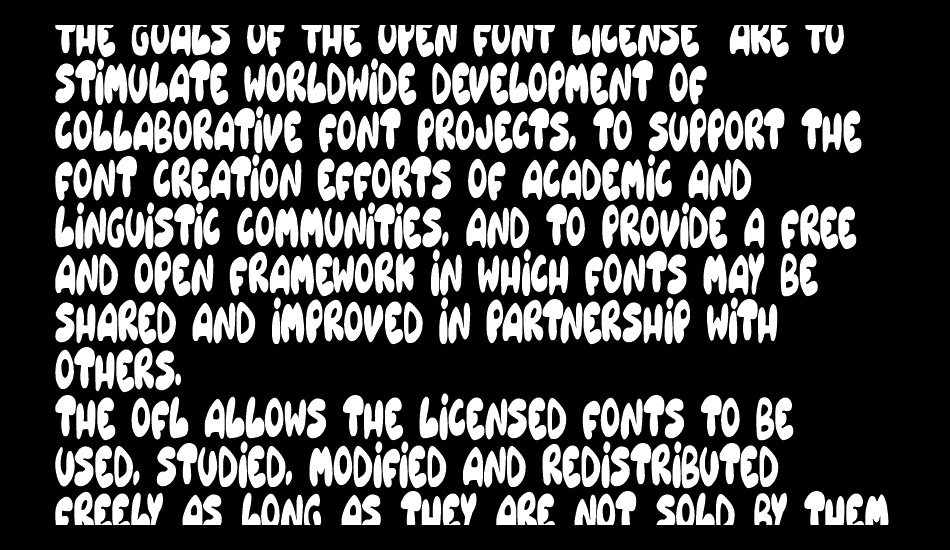 Balloonish font 1